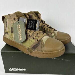 Altama Boots Men's 6 Camouflage Maritime Assault Mid Top 333000 GSA Women 7.5
